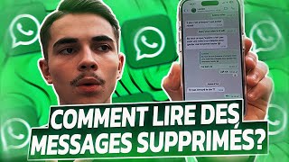 Récupérer et lire les messages supprimés sur WhatsApp iPhone amp Android [upl. by Baylor]