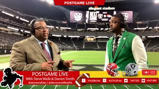 Kansas City Chiefs vs Las Vegas Raiders Postgame with Steve Walls amp Darren Smith [upl. by Llenoil]