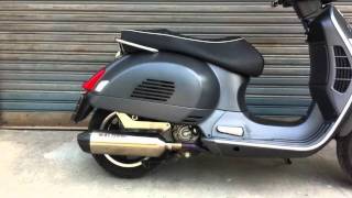 Malossi exhaust Vespa GTS300SS [upl. by Keiryt]