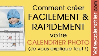 Comment créer rapidement mon calendrier photo [upl. by Nannoc490]