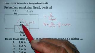 Tutorial Listrik Dinamis 2  Menghitung kuat arus pada suatu hambatan [upl. by Mic]