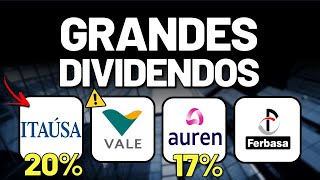 20 de Dividend Yield na Itaúsa ITSA4 Dividendos extraordinários do Banco Itaú VALE3 AURE3 FESA4 [upl. by Hsilgne]