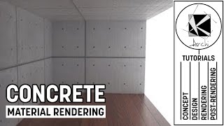 Learn to create Concrete Material Tutorial  Vray 34 sketchup 20162017 [upl. by Rue932]