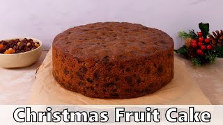 Christmas Fruit Cake Recipe [upl. by Tol]