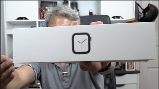 Apple Watch Serie 4 Black 44mm aluminum Unboxing  Primeras impresiones [upl. by Roxie]