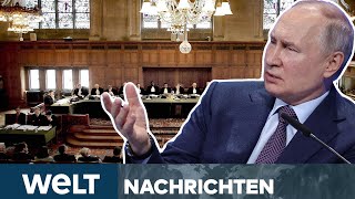 WEGEN KRIEGSVERBRECHEN Internationaler Gerichtshof erlässt Haftbefehl gegen Putin  WELT STREAM [upl. by Corry249]