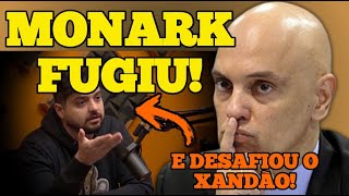 Monark FOGE para os ESTADOS UNIDOS e DESAFIA MORAES [upl. by Yorke]