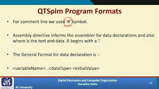 MIPS Instruction and QtSPIM [upl. by Raines]