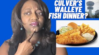 Culver’s WallEyePike Fish Dinner Review [upl. by Adamik]