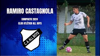 Ramiro Castagnola  Defensor central  center back  CA All Boys 2024 [upl. by Repard]