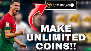 EASY WAY HOW TO MAKE UNLIMITED COINS IN FC MOBILE [upl. by Helmer]