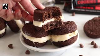 Keto Ice Cream Sandwiches No added sugar lowcarb glutenfree [upl. by Jemimah]