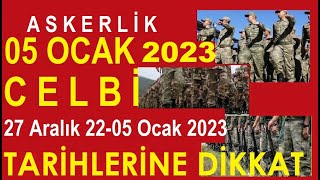 ASKERLİK 5 OCAK 2023 SEVK İŞLEMLERİ NE ZAMAN BAŞLAYACAK OCAK SEVK 3GRUP 05 OCAK SÜLÜS ALMA [upl. by Santos]