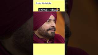 Sidhu ji Crying😭  The Great Indian Kapil Show harbajansingh navjotsinghsidhu shortsfeed shorts [upl. by Kreegar]