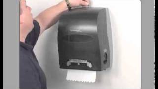 Sanitouch Manual Touchless Roll Towel Dispenser  Loading [upl. by Llerret]