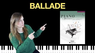 Ballade Piano Adventures Level 5 Lesson Book [upl. by Bronwyn358]