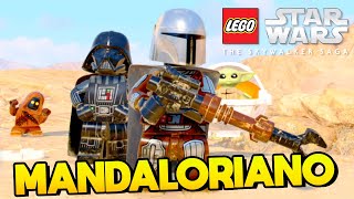 Mandaloriano no LEGO Star Wars Skywalker Saga Mundo Aberto [upl. by Hpseoj125]