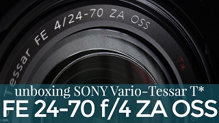 Unboxing Sony FE 2470 f4 ZA OSS [upl. by Liam572]