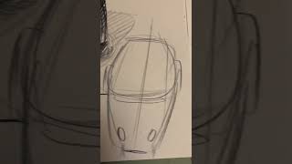 How to Draw Cars  Online Training Luciano Bove shorts [upl. by Ken]