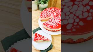 LIFEHACK ERDBEERTORTE MIT BESONDERER OPTIK 🍓🍓🍓 droetker lifehack torte [upl. by Dewayne]