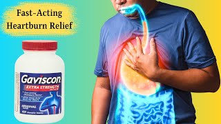 Gaviscon Extra Strength Antacid Tablets  FastActing Heartburn Relief [upl. by Belvia]