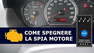 COME SPEGNERE la Spia Motore dellAuto con Questo Accessorio Economico [upl. by Caddric]