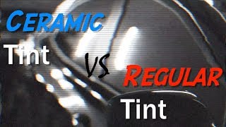 CERAMIC TINT vs REGULAR TINT yuuuge difference [upl. by Rastus]