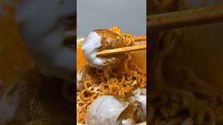 buldak ramen with BHC cheese balls asmr koreanfood [upl. by Paulie18]