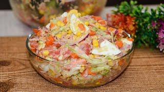 Receta de ensalada de atún para adelgazarLa mejor ensalada de atún Cómo hacerla en 5 minutos [upl. by Fin782]