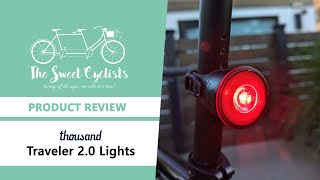 Thousand Traveler 20 Magnetic Bike Headlight  Taillight Review  feat COB LED  Daytime Bright [upl. by Curry]