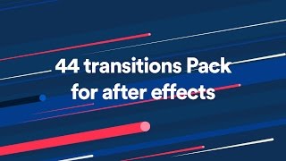 44 Cool Transitions Pack  Motion graphics [upl. by Calvinna]