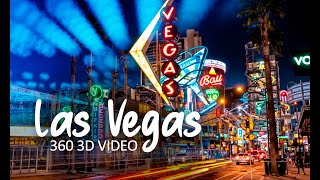 Las Vegas Street NightLife VR 360 3D [upl. by Namra]