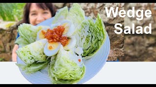 Wedge Salad Ridiculously Big in 5 Minutes [upl. by Latimore]