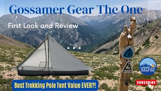 Gossamer Gear The One Tent Review  Is it the Best Solo Trekking Pole Tent Value [upl. by Nwahsad]