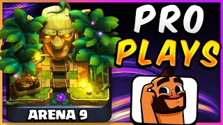 Pro Player SPEEDRUNS Arena 9 in Clash Royale [upl. by Aimek]