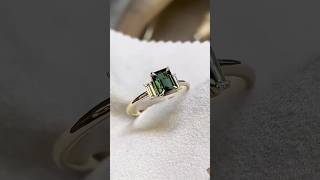 Anillo de Oro con Moissanita y Turmalina 💍 Enviado hasta California por 1000 USD [upl. by Cherida40]