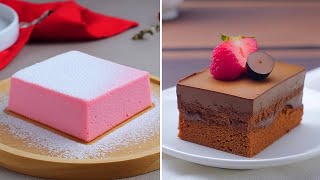 Best Mousse Cakes  Strawberry Chocolate amp Orange  Easy Mousse Cake Tutorials Hoopla Recipes [upl. by Karen]