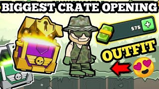 BIGGEST CRATE OPENING IN MINI MILITIA NEVER DONE BEFORE [upl. by Pallua464]