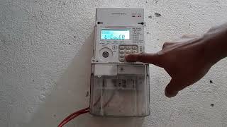 Prepaid Meter Battery Low hoyar Karone Meter Output Line Pay Na  Hexing Model Hex130 [upl. by Ttenrag]