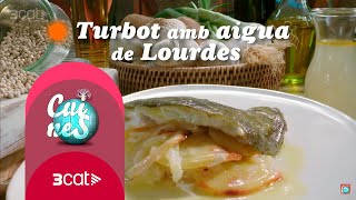 Turbot amb aigua de Lourdes  Cuines [upl. by Elleined]