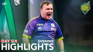 LUDICROUS LITTLER 🤯 Day Six Evening Highlights  202324 Paddy Power World Darts Championship [upl. by Zzahc]