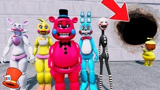 ULTIMATE TOY ANIMATRONIC PRISON BREAK GTA 5 Mods FNAF Funny Moments RedHatter [upl. by Anikram795]