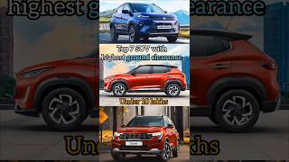 top 7 SUV with highest ground clearance under 10 lakhs  highest ground clearance SUV in India [upl. by Foulk855]