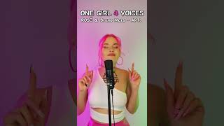 ROSÉ amp Bruno Mars  APT quotONE GIRL 4 VOICESquot🎙️ [upl. by Alvord24]