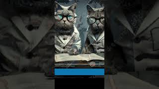 Cat Bane scientist cat music cute love catlover cartoon [upl. by Sabella]