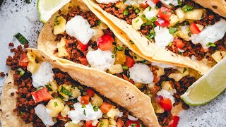 Chorizo Tacos  30 Minute Recipe [upl. by Aihsenrad136]