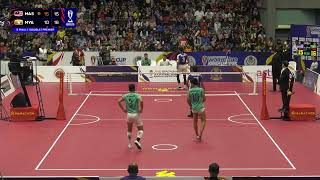 Malaysia vs Myanmar  SF1  Double  Premier  ISTAF Sepaktakraw World Cup Kuala Lumpur 2024 [upl. by Eremehc]