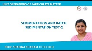 Sedimentation and Batch Sedimentation Test2 [upl. by Cotterell]