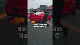 Widebody Charger SRT8 scares Ford owner 🤣🤣🤣 srt8charger dodgecharger dodge srt funny [upl. by Siravat489]