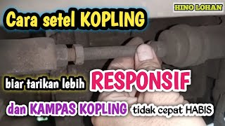 Cara menyetel KOPLING biar lebih responsif  HINO LOHAN [upl. by Denny]